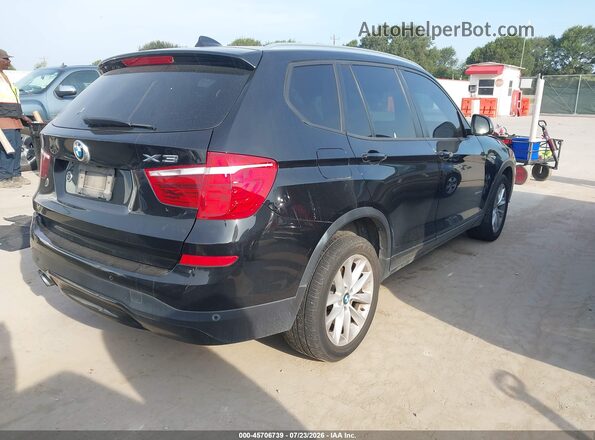 5UXWZ7C5XG0R33431 2016 BMW X3 Black Հետևի աջ