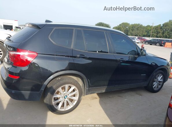 5UXWZ7C5XG0R33431 2016 BMW X3 Black Սալոնի հետևի տեսք