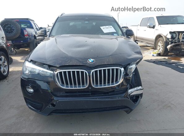 5UXWZ7C5XG0R33431 2016 BMW X3 Black Սարքավորումների վահանակի տեսք