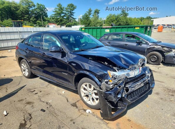5UXXW5C52G0N91572 2016 BMW X4 Черный Передняя правая четверть