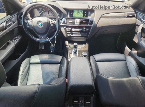 5UXXW5C5XG0N92775 2016 BMW X4 Black წინა პანელის ხედი