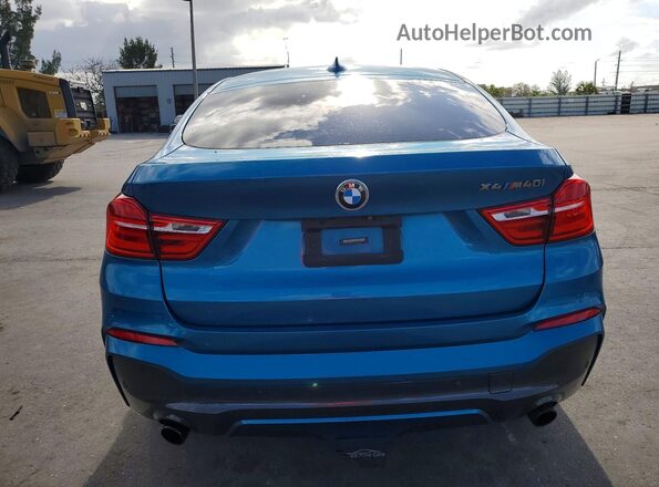 5UXXW7C32H0U26262 2017 BMW X4 Blue Vista trasera