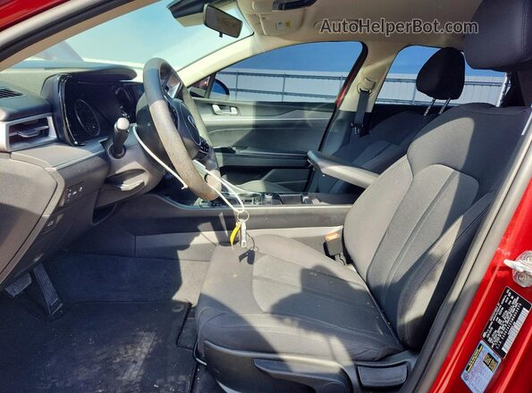 5XXG14J25MG003970 2021 KIA K5 Red Вид салону спереду