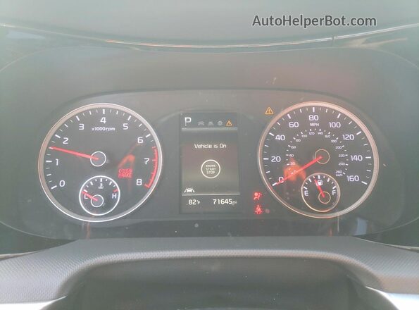 5XXG14J29RG245992 2024 KIA K5 Red Սարքավորումների վահանակի տեսք