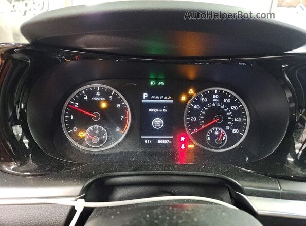 5XXG44J82RG241259 2024 KIA K5 Gray Սարքավորումների վահանակի տեսք