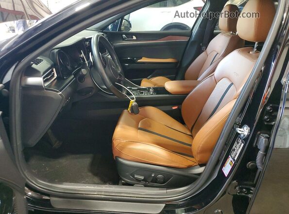 5XXG44J88RG229780 2024 KIA K5 Black Вид салону спереду