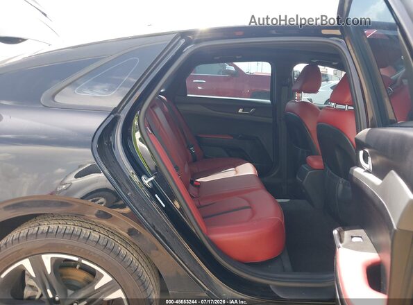 5XXG64J24RG255413 2024 KIA K5 Black Widok naklejki z numerem VIN