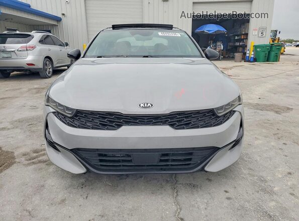 5XXG64J25MG080551 2021 KIA K5 Gray Вид спереду