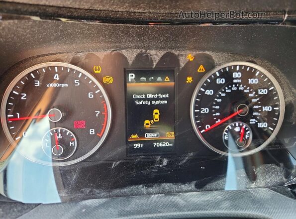 5XXG64J25RG229385 2024 KIA K5 Черный Вид щитка приборов