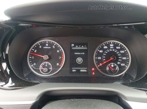 5XXG64J26RG258443 2024 KIA K5 Серый Вид щитка приборов