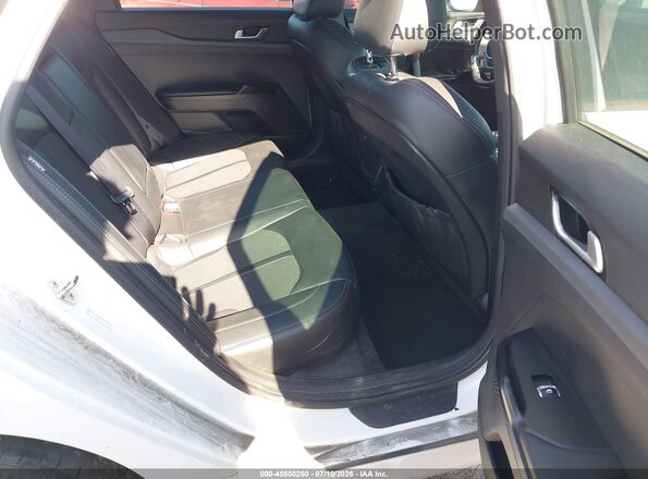 5XXG64J27MG029567 2021 KIA K5 White Widok naklejki z numerem VIN