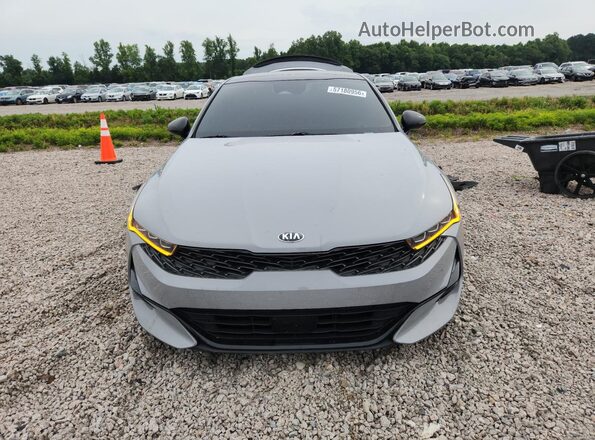5XXG64J27MG068319 2021 KIA K5 Gray Widok z przodu