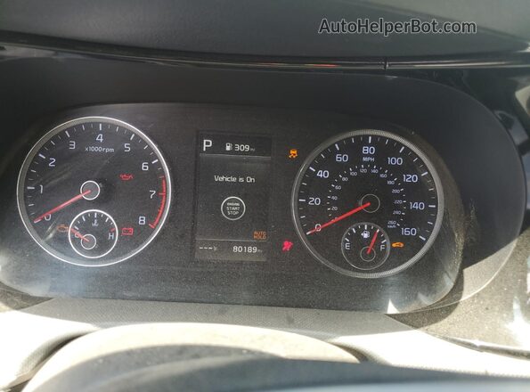 5XXG64J27NG085543 2022 KIA K5 Gray ხელსაწყოთა პანელის ხედი