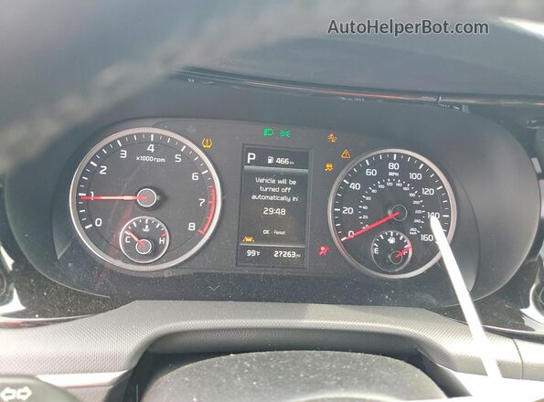 5XXG64J27RG262551 2024 KIA K5 Black Vista del cuadro de instrumentos