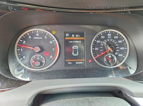 5XXG64J28RG250098 2024 KIA K5 Gray Вид щитка приладів