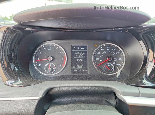 5XXG64J29RG251955 2024 KIA K5 Black Vista del cuadro de instrumentos