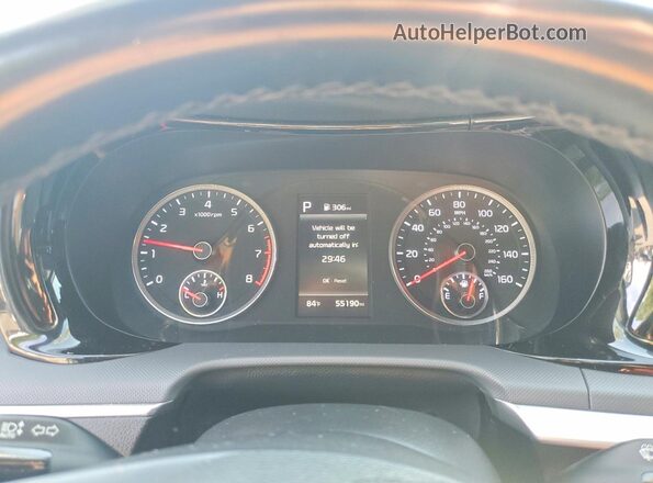 5XXG64J2XMG024489 2021 KIA K5 Gray Instrument cluster view