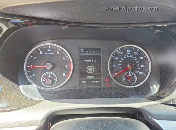 5XXG64J2XNG114341 2022 KIA K5 White Widok zestawu wskaźników