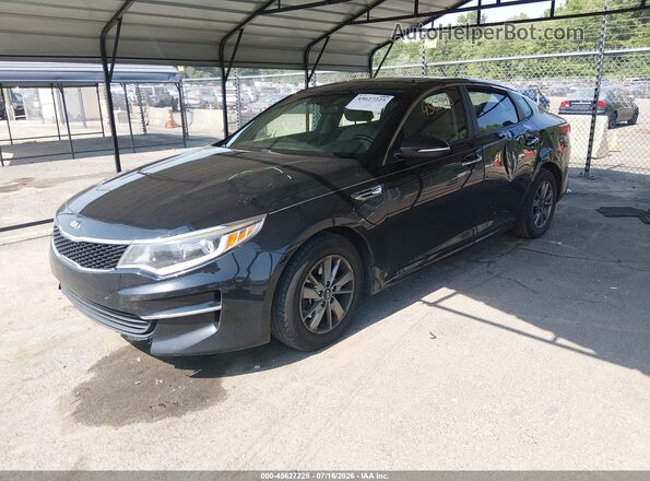 5XXGT4L16GG033238 2016 KIA OPTIMA Black Vista tres cuartos delantera izquierda