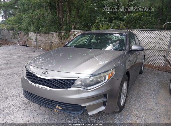 5XXGT4L30HG128414 2017 KIA OPTIMA Gray Przód lewy