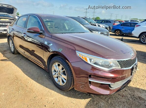 5XXGT4L30JG199506 2018 KIA OPTIMA Burgundy წინა მარჯვენა