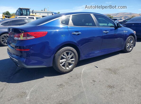 5XXGT4L30KG333075 2019 KIA OPTIMA Blue Trasero derecho