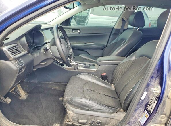 5XXGT4L30KG360650 2019 KIA OPTIMA Blue Вид салону спереду