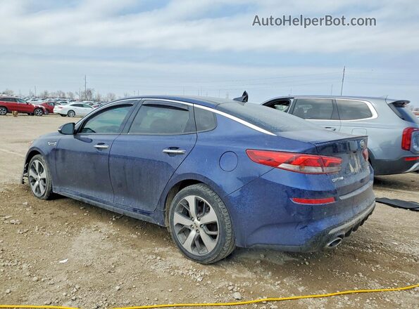 5XXGT4L30KG360650 2019 KIA OPTIMA Blue Задня ліва чверть