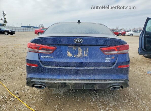5XXGT4L30KG360650 2019 KIA OPTIMA Blue Вид ззаду