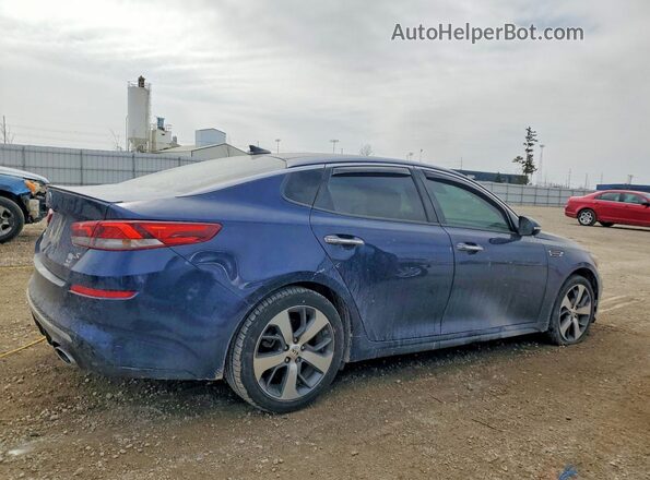 5XXGT4L30KG360650 2019 KIA OPTIMA Blue Задня права чверть