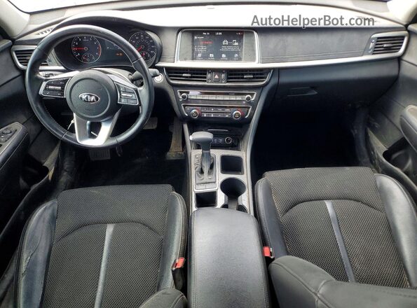 5XXGT4L30KG360650 2019 KIA OPTIMA Blue Вид панелі приладів