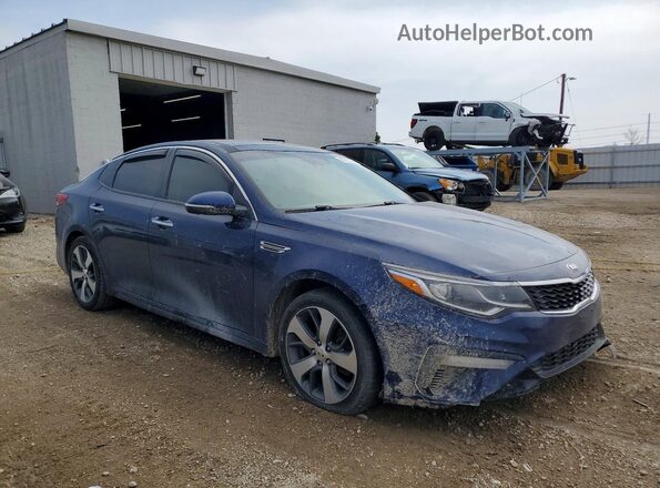 5XXGT4L30KG360650 2019 KIA OPTIMA Blue Передня права чверть