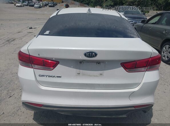 5XXGT4L31GG033780 2016 KIA OPTIMA White 