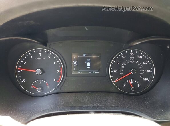 5XXGT4L31GG066634 2016 KIA OPTIMA Black Սարքավորումների վահանակի տեսք