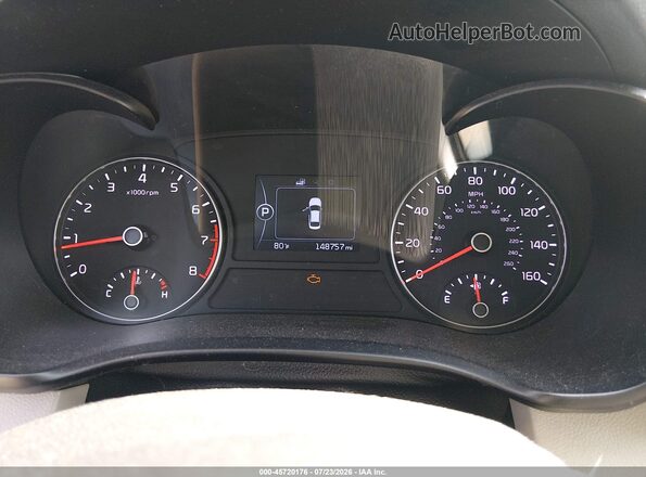 5XXGT4L32HG167828 2017 KIA OPTIMA Gray Widok tylnych siedzeń