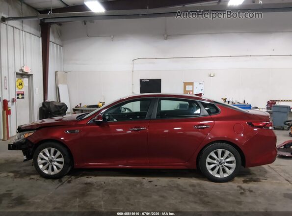 5XXGT4L32JG201353 2018 KIA OPTIMA Red 
