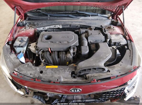 5XXGT4L32JG201353 2018 KIA OPTIMA Red Rear view
