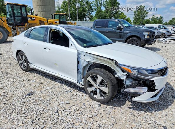 5XXGT4L32LG404844 2020 KIA OPTIMA Белый Передняя правая четверть