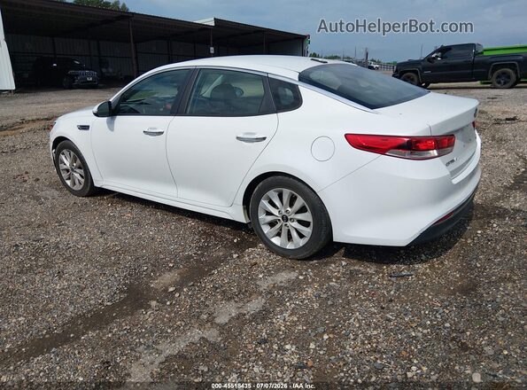 5XXGT4L33GG024563 2016 KIA OPTIMA White Trasero izquierdo