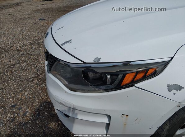 5XXGT4L33GG024563 2016 KIA OPTIMA White Vista del cuadro de instrumentos