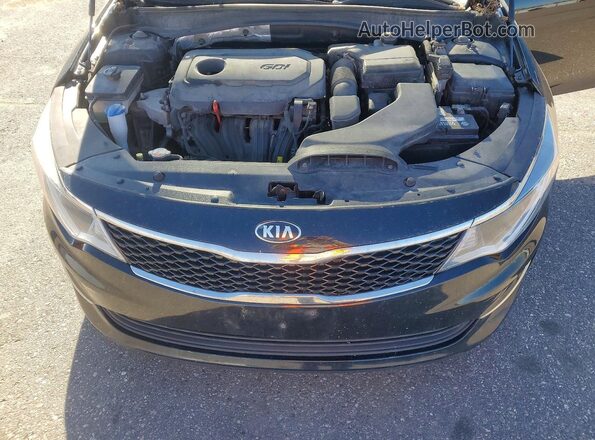 5XXGT4L33GG047258 2016 KIA OPTIMA Black Սալոնի հետևի տեսք