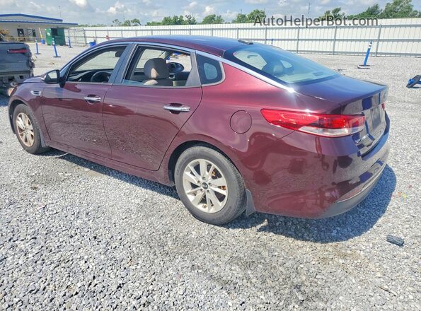 5XXGT4L33GG102422 2016 KIA OPTIMA Бордовый Задняя левая четверть