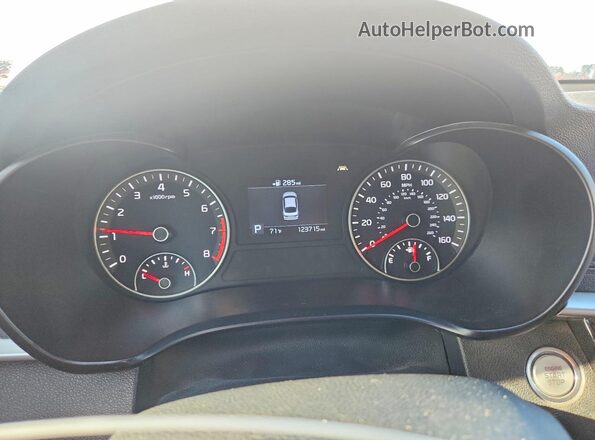 5XXGT4L33KG297608 2019 KIA OPTIMA White Vista del cuadro de instrumentos