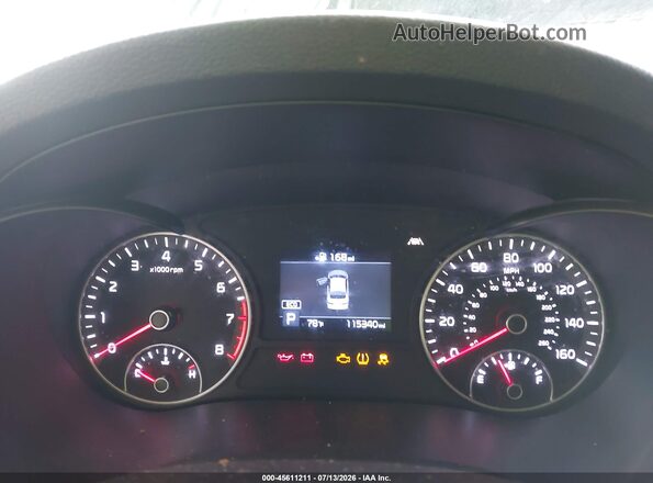 5XXGT4L33LG403671 2020 KIA OPTIMA Black უკანა სავარძლების ხედი