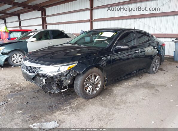 5XXGT4L33LG403671 2020 KIA OPTIMA Black წინა მარცხენა ხედი სამი მეოთხედიდან