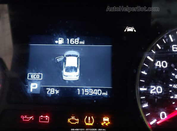 5XXGT4L33LG403671 2020 KIA OPTIMA Black 