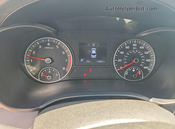 5XXGT4L33LG417439 2020 KIA OPTIMA White Vista del cuadro de instrumentos
