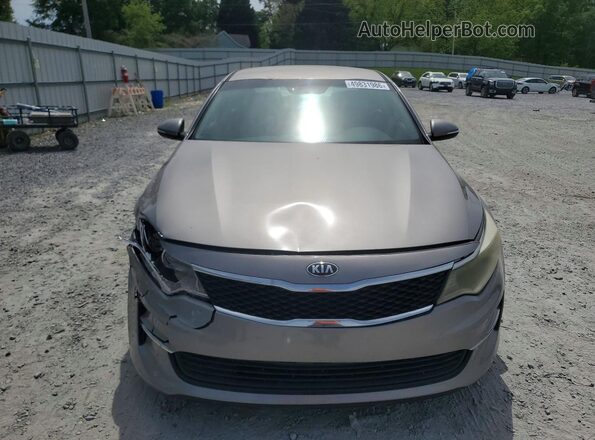 5XXGT4L34GG114207 2016 KIA OPTIMA Silver წინა ხედი