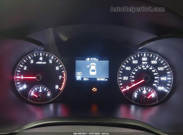 5XXGT4L34KG292823 2019 KIA OPTIMA Red Vista de los asientos traseros