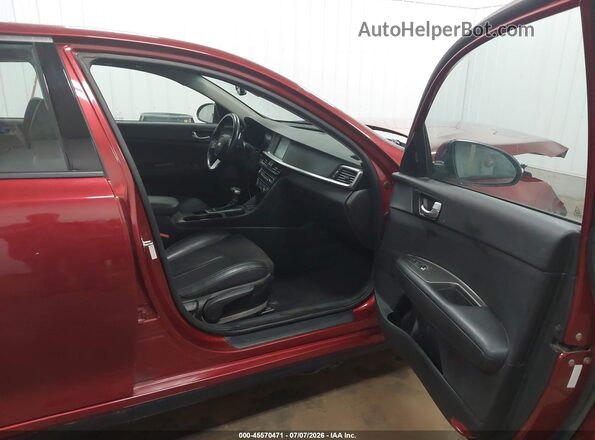 5XXGT4L34KG292823 2019 KIA OPTIMA Red Vista interior delantera